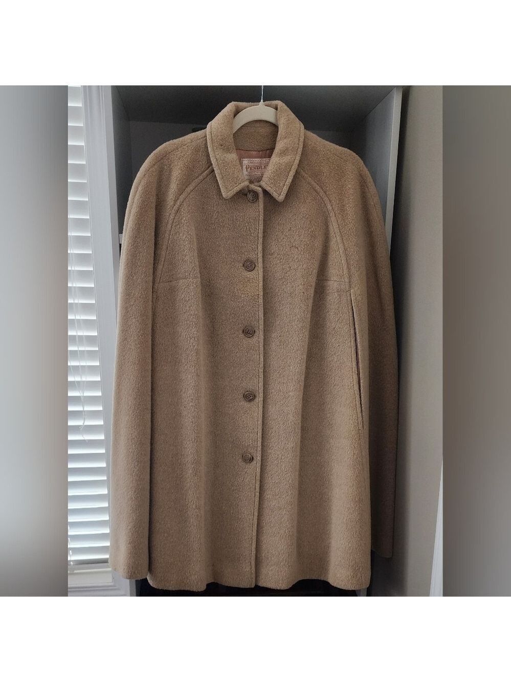 Vintage Pendleton Wool Cape Poncho